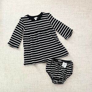 Splendid Two Piece Striped Baby Girl Set Size 12-18 Months